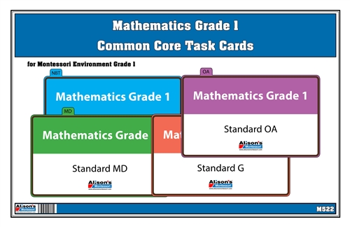 Montessori Materials: Math Grade 1 Task Cards (Word Problems) Questions & Answers
