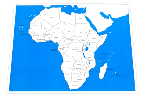 labeled map of Africa Questions & Answers