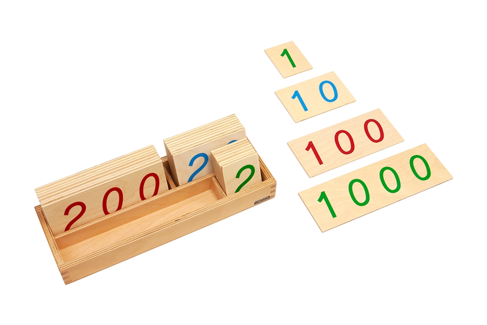Montessori Materials: Large Wooden Number Cards 1-1000 (Premium Quality) Questions & Answers