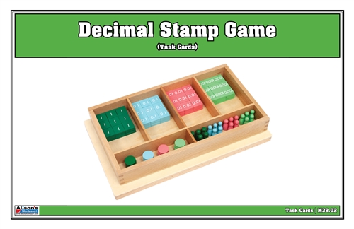 Montessori Materials: Decimal Stamp Game (Task Cards) Questions & Answers