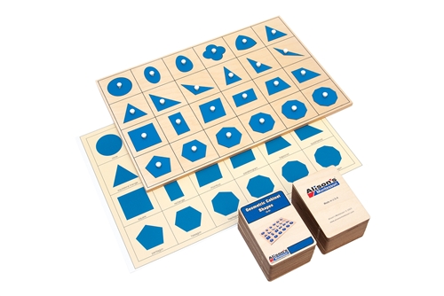 Montessori Materials: Geometric Cabinet Shapes Puzzle - Complete Set Questions & Answers