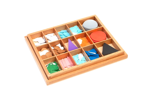 Montessori Materials Paper Grammar Symbols in a Box with fifteen compartments Questions & Answers