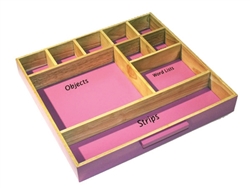 Montessori Materials: Storage Tray for Pink Language Series Questions & Answers