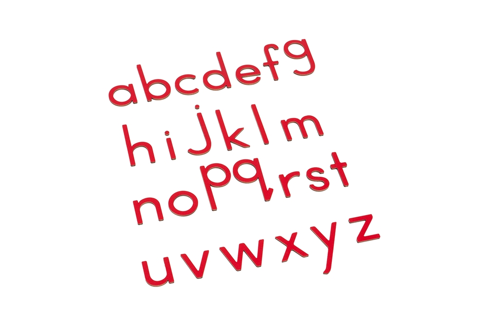 Montessori Materials:Red Small Movable Alphabets w/out Box Questions & Answers