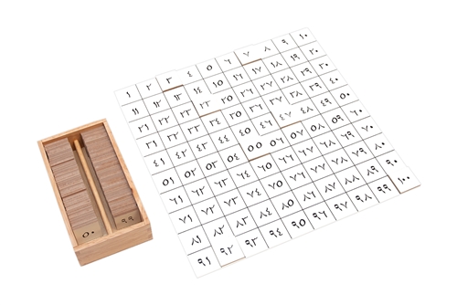 Montessori Materials: Hundred Board Control Chart with Arabic Tiles (Premium Quality) Questions & Answers