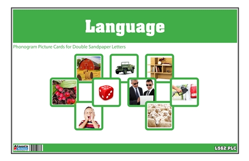 Montessori Materials: Phonogram Picture Cards for Double Sandpaper Letters Questions & Answers