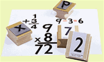 Montessori Materials: 1'' Numbers and Signs Stamp Questions & Answers